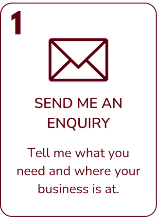 Web design process Step 1 Subthread Studio web design process Step 1 - Send me an Enquiry
