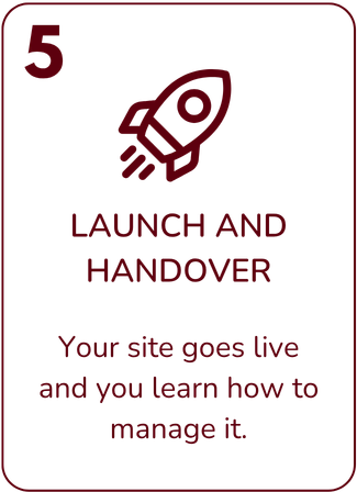 Web design process Step 5 - Launch and Handover Subthread Studio web design process Step 5 - Launch and Handover